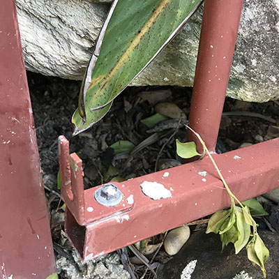 Missing fence bolts